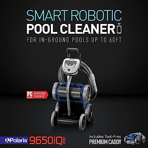 Polaris 9650iQ Sport Robotic Pool Cleaner for In-Ground Pools up to 60ft
