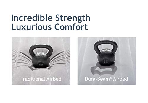 Intex Dura-Beam Deluxe Comfort Plush Air Mattress Series with Internal Pump - Lucaneo