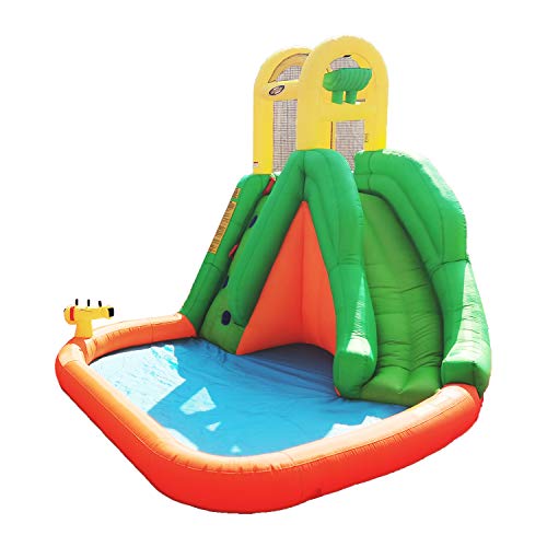 Magic Time International Splash Fun Giant Slide Backyard Inflatable Water Park Splash Pad