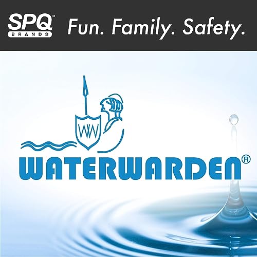 WaterWarden Inground Pool Solid Safety Cover 20' x 40', Rectangle, 15-Year Warranty, UL Classified to ASTM F1346, Triple Stitched for MAX Strength, Break-Strength of Over 4,000 lbs., Hardware Included