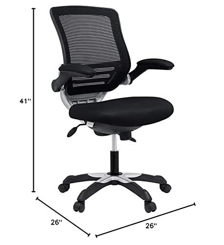 Modway Edge Office Chair, White - Lucaneo